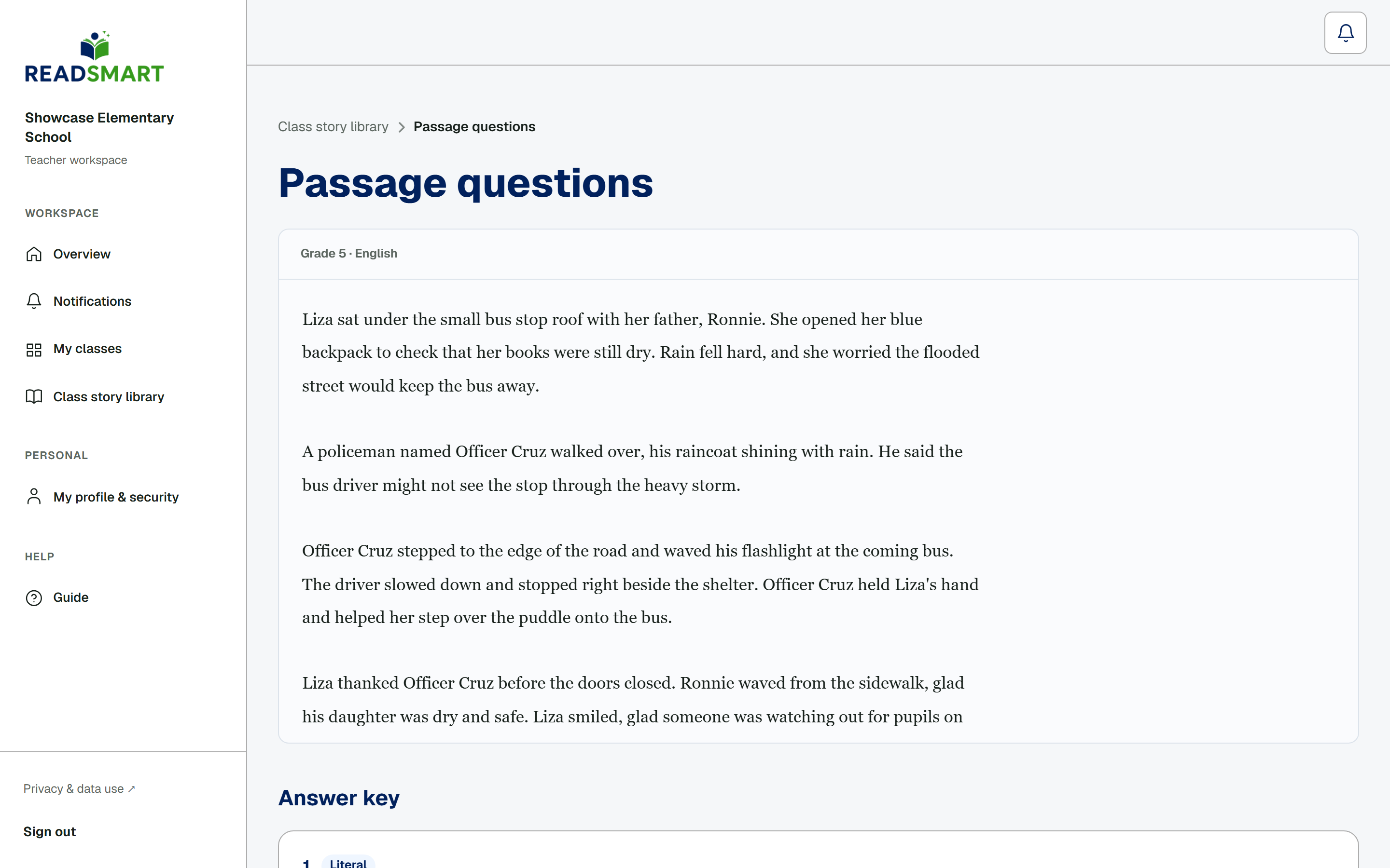 A story's questions